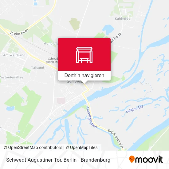 Schwedt Augustiner Tor Karte