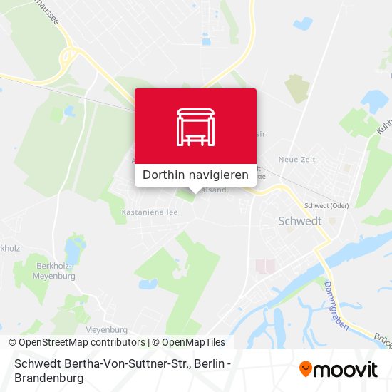 Schwedt Bertha-Von-Suttner-Str. Karte