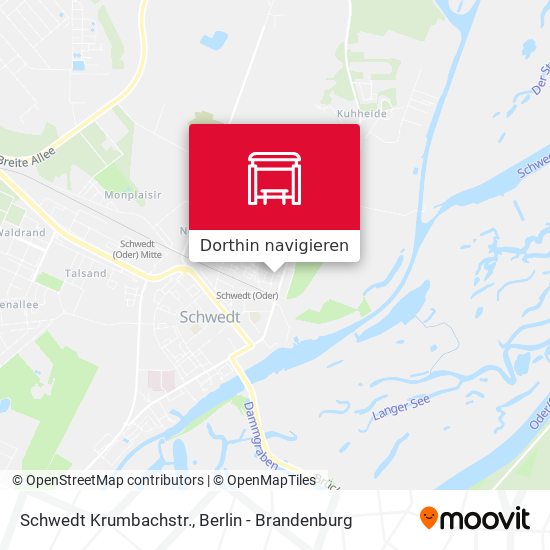 Schwedt Krumbachstr. Karte