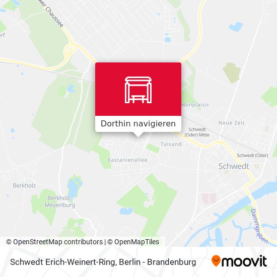 Schwedt Erich-Weinert-Ring Karte