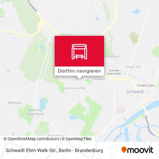 Schwedt Ehm-Welk-Str. Karte
