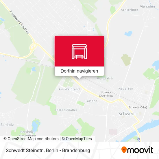 Schwedt Steinstr. Karte