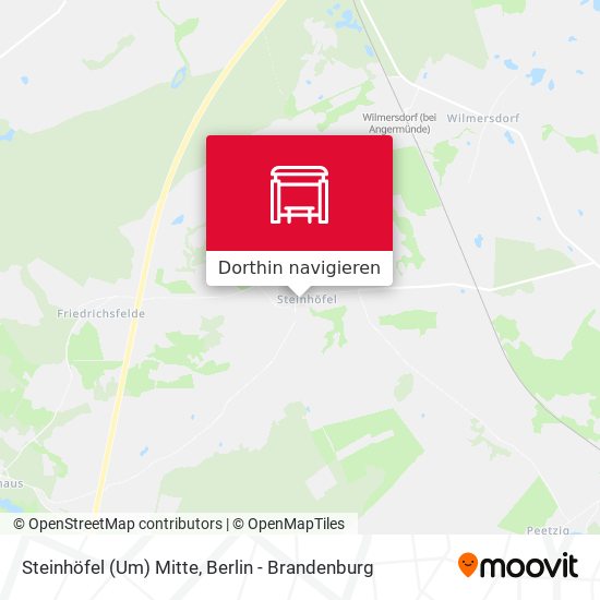 Steinhöfel (Um) Mitte Karte