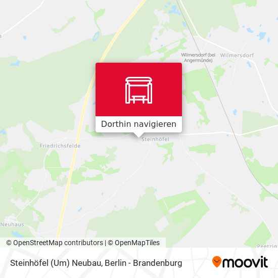 Steinhöfel (Um) Neubau Karte