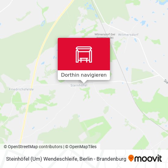 Steinhöfel (Um) Wendeschleife Karte