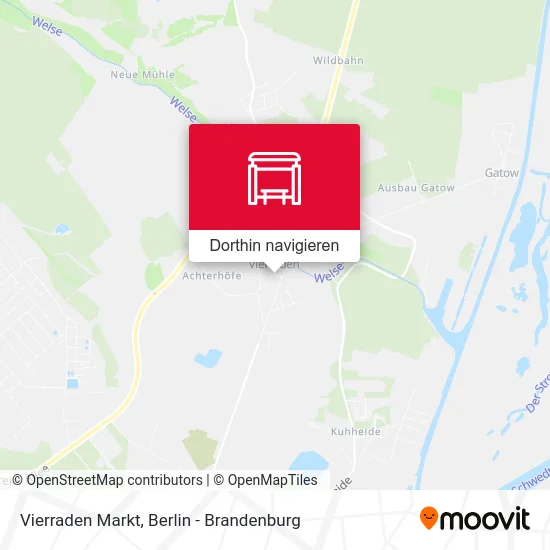 Vierraden Markt Karte