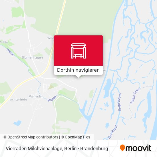 Vierraden Milchviehanlage Karte