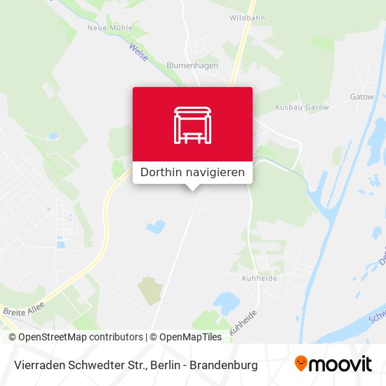 Vierraden Schwedter Str. Karte