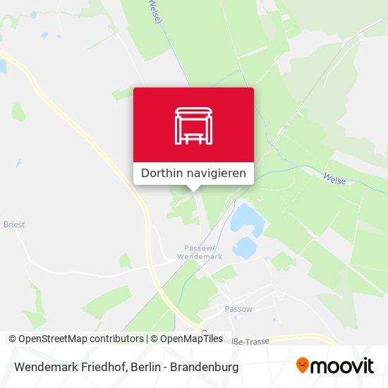 Wendemark Friedhof Karte