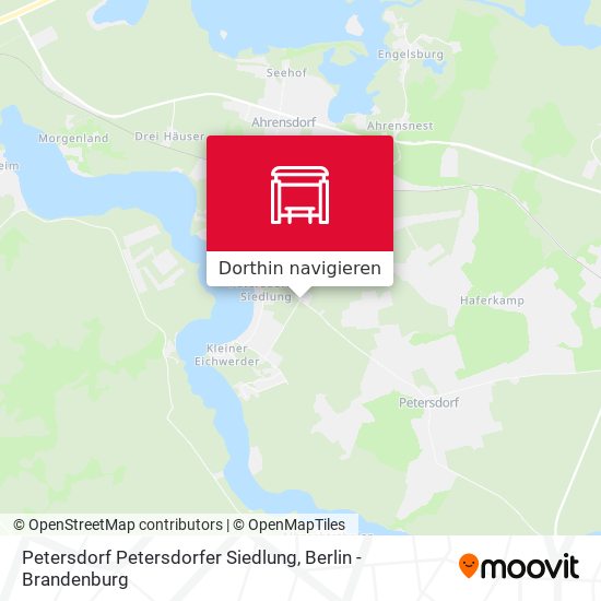 Petersdorf Petersdorfer Siedlung Karte