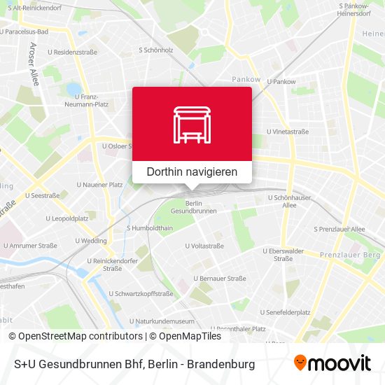 S+U Gesundbrunnen Bhf Karte