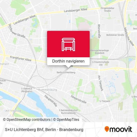 S+U Lichtenberg Bhf Karte