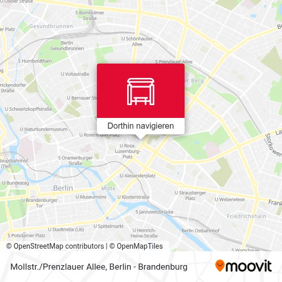 Mollstr./Prenzlauer Allee Karte