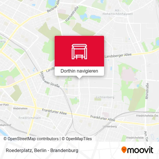 Roederplatz Karte