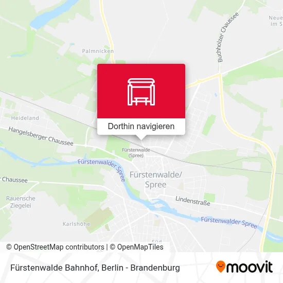 Fürstenwalde Bahnhof Karte