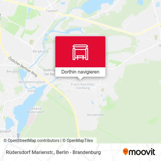 Rüdersdorf Marienstr. Karte