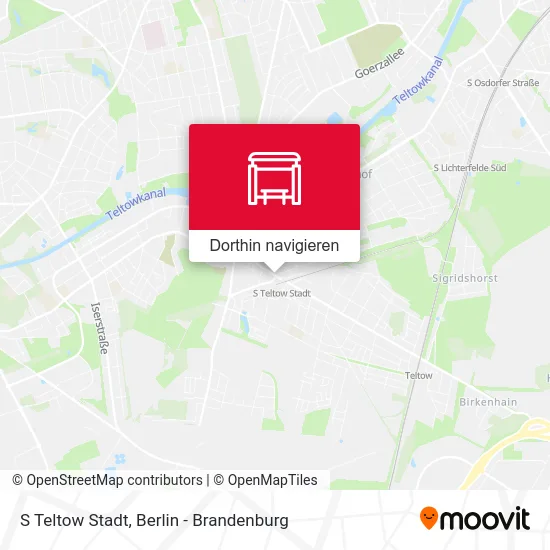 S Teltow Stadt Karte