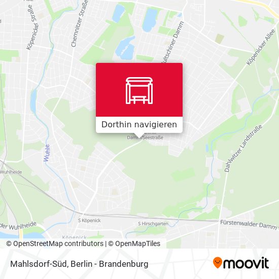 Mahlsdorf-Süd Karte