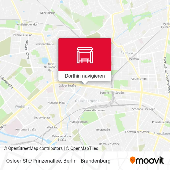 Osloer Str./Prinzenallee Karte