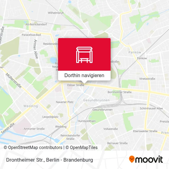 Drontheimer Str. Karte