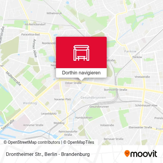 Drontheimer Str. Karte