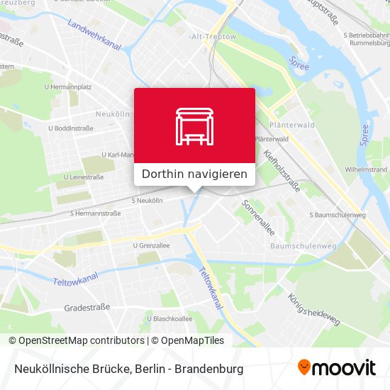 Neuköllnische Brücke Karte