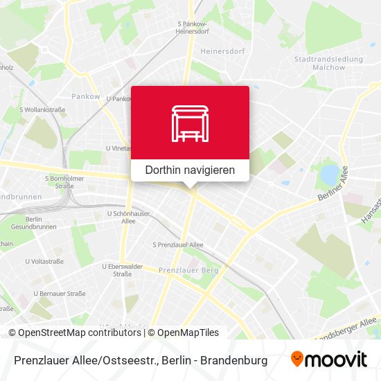 Prenzlauer Allee/Ostseestr. Karte