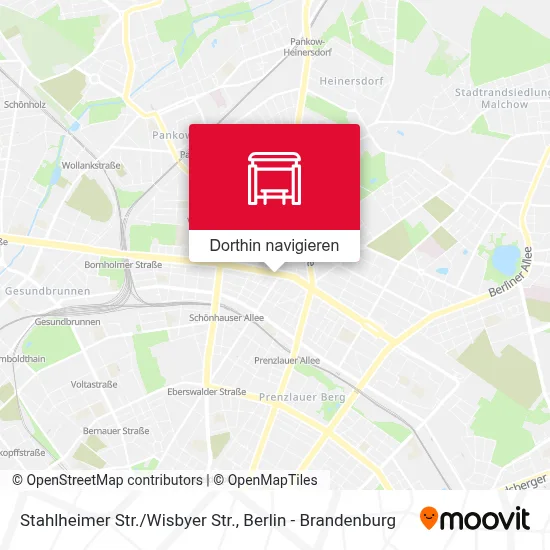 Stahlheimer Str./Wisbyer Str. Karte