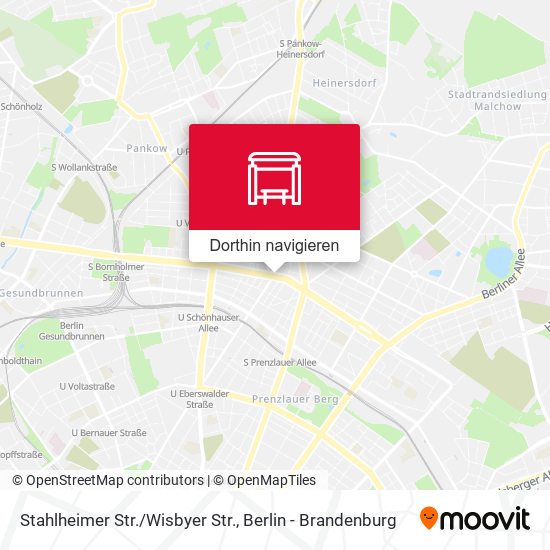 Stahlheimer Str./Wisbyer Str. Karte
