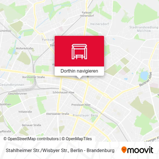 Stahlheimer Str./Wisbyer Str. Karte