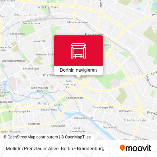 Mollstr./Prenzlauer Allee Karte