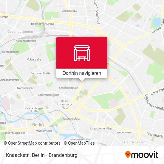 Knaackstr. Karte