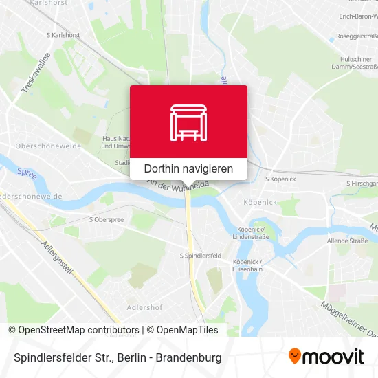 Spindlersfelder Str. Karte