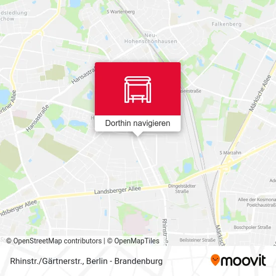 Rhinstr./Gärtnerstr. Karte