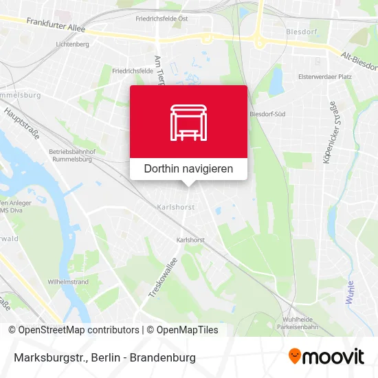 Marksburgstr. Karte
