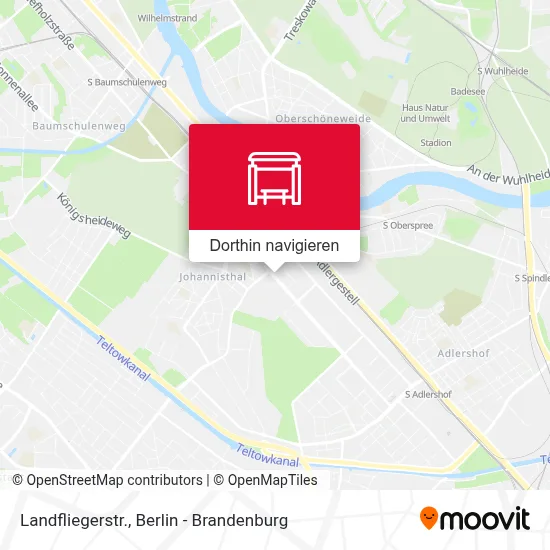 Landfliegerstr. Karte