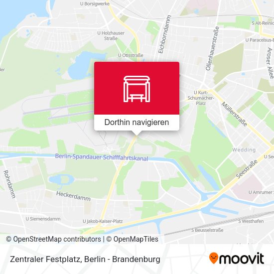 Zentraler Festplatz Karte