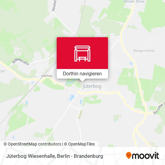 Jüterbog Wiesenhalle Karte