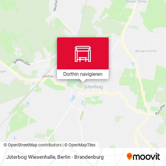 Jüterbog Wiesenhalle Karte