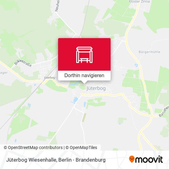 Jüterbog Wiesenhalle Karte