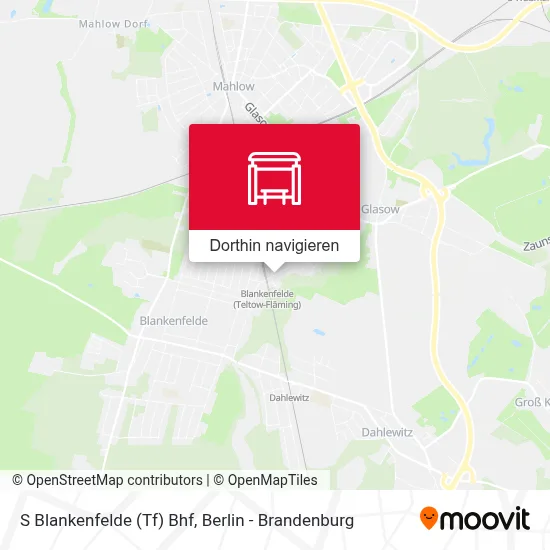 S Blankenfelde (Tf) Bhf Karte