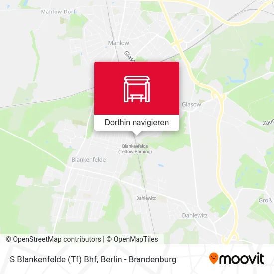 S Blankenfelde (Tf) Bhf Karte