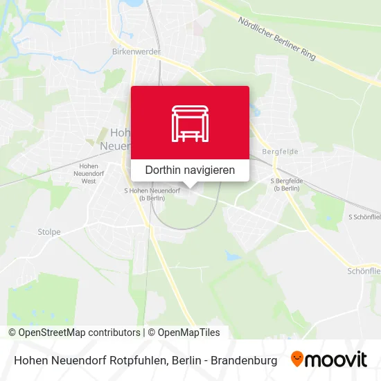 Hohen Neuendorf Rotpfuhlen Karte