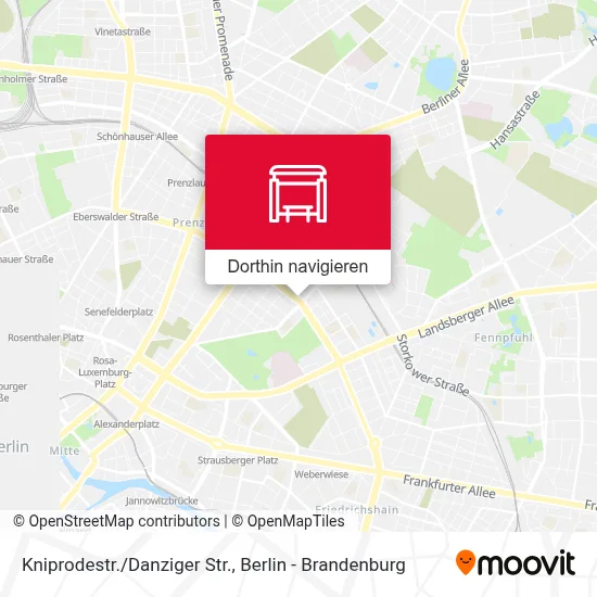 Kniprodestr./Danziger Str. Karte