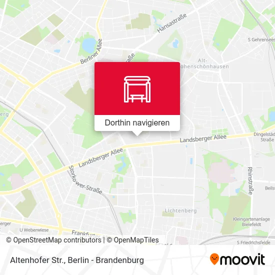 Altenhofer Str. Karte