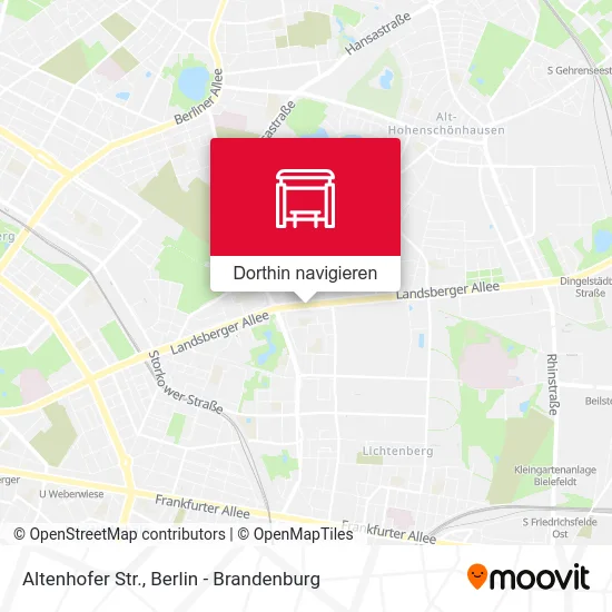 Altenhofer Str. Karte