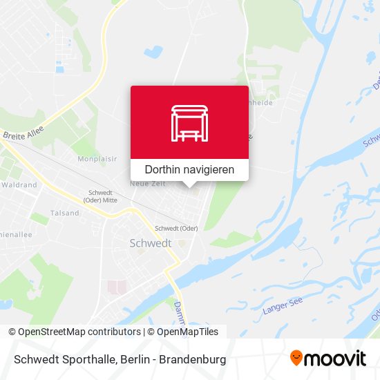 Schwedt Sporthalle Karte