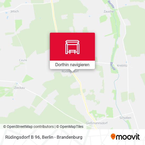 Rüdingsdorf B 96 Karte