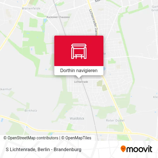 S Lichtenrade Karte