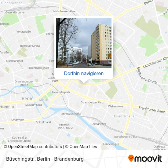 Büschingstr. Karte